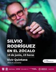 CD_nota's tweet photo. Como parte de su gira ‘La espera terminó’, el cantautor cubano SilvioRodríguez volverá a México después de ocho años para ofrecer un concierto gratuito en el Zócalo de la Ciudad de México, por lo que las autoridades capitalinas señalan este 10 de Junio por 4ta ocación. https://t.co/WZ7ftfu06M