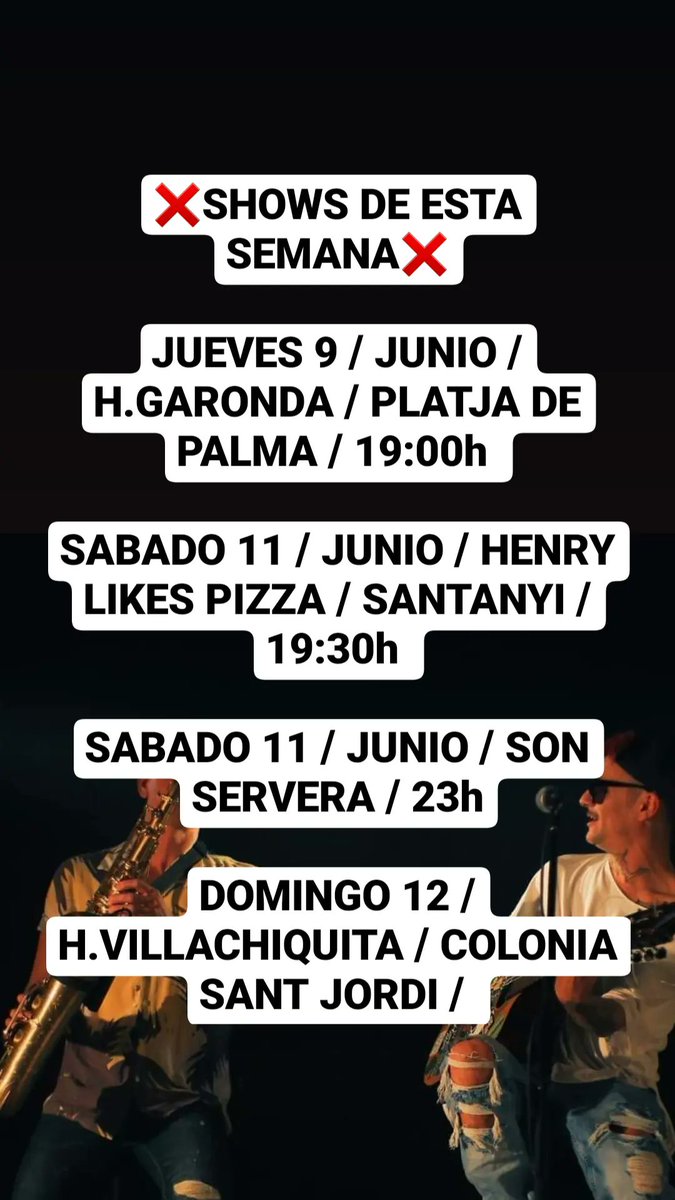 🚨 LIVE MUSIC (MALLORCA)