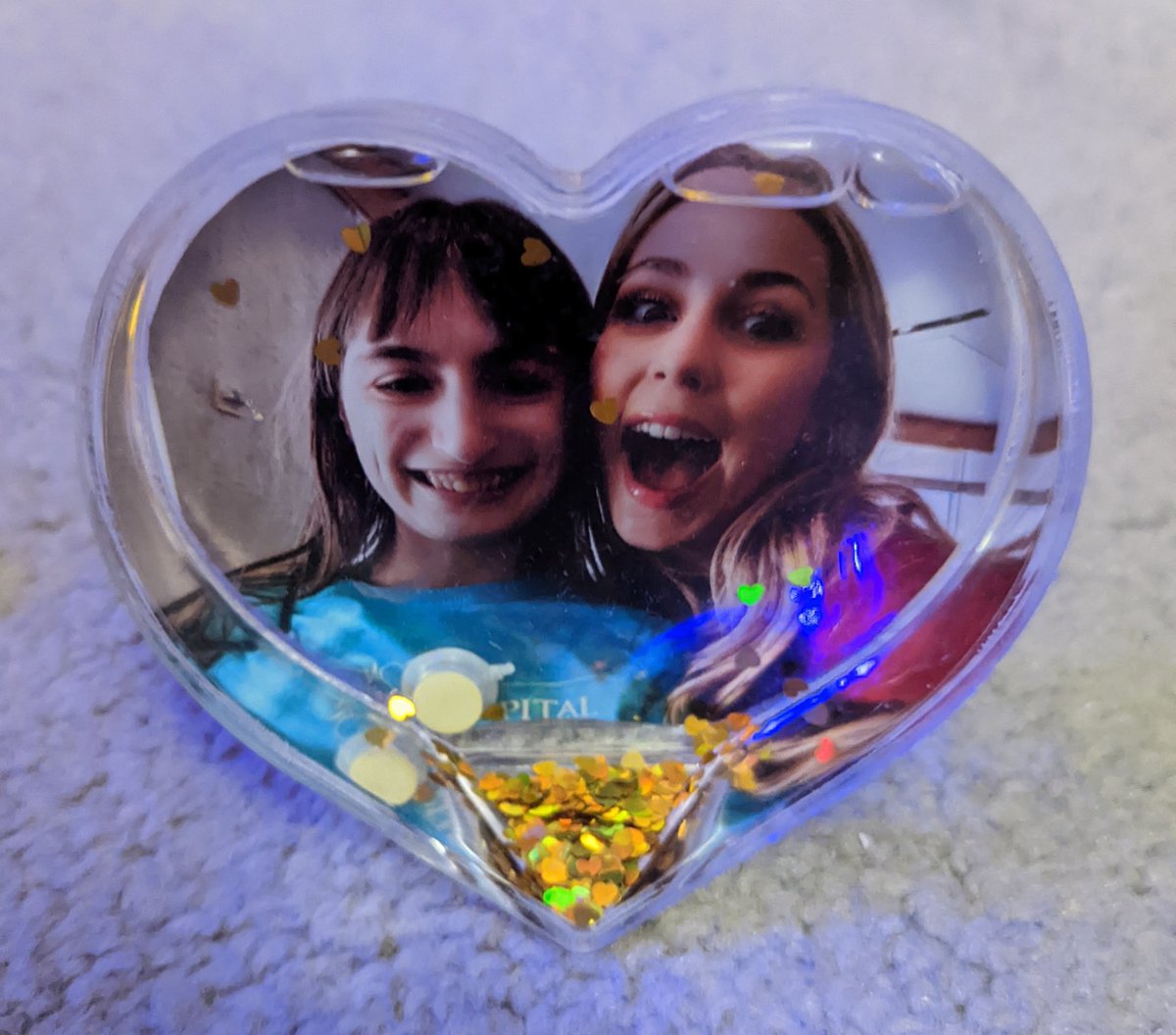 ALittleLiarPLL5's tweet photo. @RealEdenMccoy I've been meaning to show you that I framed some of our photos from #GHFantasy and they're displayed on my shelf in my room 🥰 https://t.co/0xDUlvRAn0