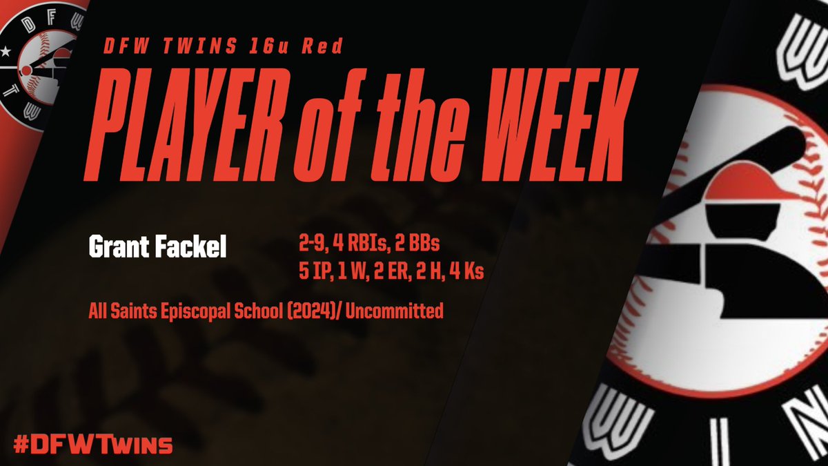 DFWTwins's tweet photo. DFW Twins 16u Players of the Week! https://t.co/nMzMt0rh69