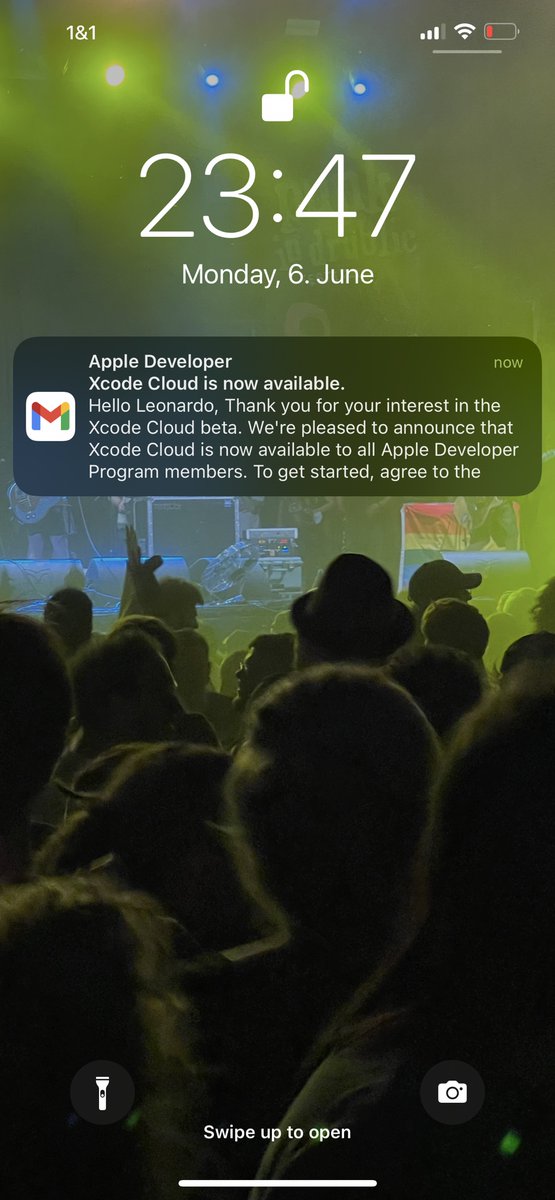 leopyc's tweet image. Feel good moment of the night 

#iOSdev #xcodecloud #wwdc22