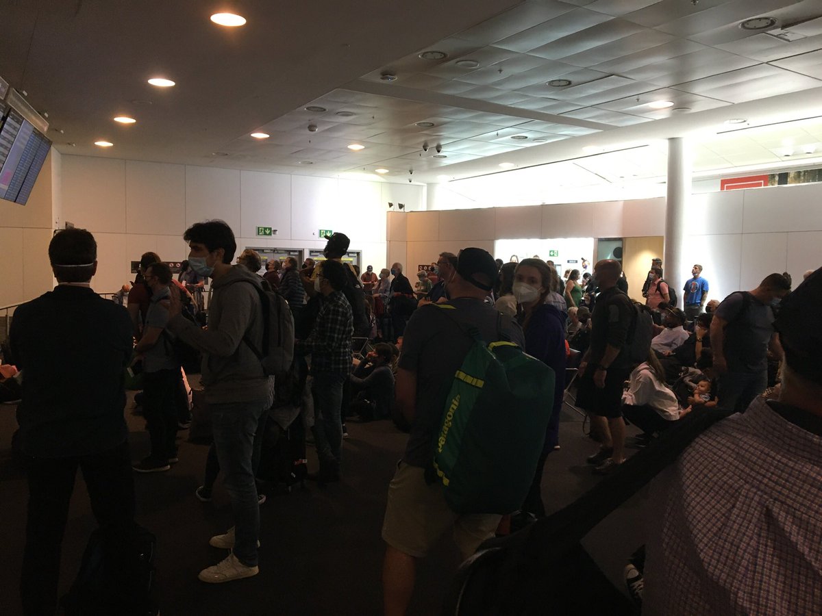 Missioniee's tweet photo. @AirCanada the terrible baggage hold up and multiple missed flights June 5 and 6.Said I must have my bag to leave this area but when rescheduled (3rd time) to the next again day they sent me on a flight without my bag?! #messysystem  #terriblecustomercare #stillmissingmybag https://t.co/khDXdPor1B