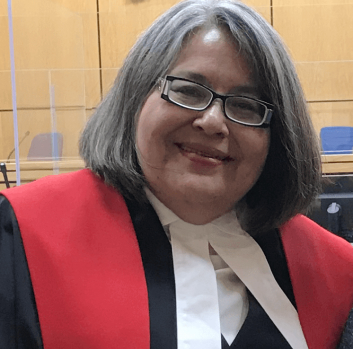 CLEBC's tweet photo. On June 1, a welcoming ceremony was held in Chilliwack for the Honourable Madam Justice Ardith Walpetko We’dalx Walkem, the first Indigenous woman to sit on the Supreme Court Bench in BC. We are pleased and proud to extend our warmest congratulations to Madam Justice Walkem! https://t.co/jroVy8eRJd