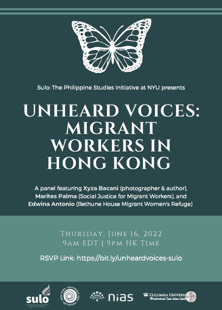 jgershman's tweet photo. Great event on June 16 International Domestic Workers Day from @SuloNyu and cosponsors @NYSEA_network  @NIAS_1968 and @WEAI_Columbia https://t.co/80KKsdb5Ei