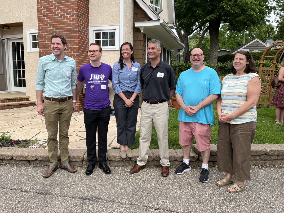 LucyRehmMN's tweet photo. What an amazing lineup of rockstar climate champions!@Jamiemlong⁩, Will Rehm, ⁦@Pursell4MNHouse⁩, ⁦@LarryKraftSLP⁩, Rep Frank Hornstein &amp; @PattyAcomb⁩. Big thanks to my son Will for speaking on the campaign’s behalf. #LucyRehmForMNHouse #LucyForMN #mnleg https://t.co/lNF2QKsRxS