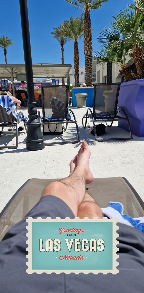Great time in Vegas for the NARSA convention! Last few hours of sun before the flight home! #SuperRangersAway