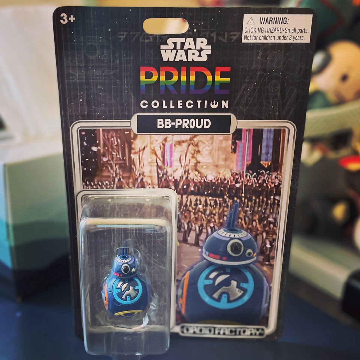 Sopchockchai's tweet photo. Happy #pridemonth ! Added #bbproud to my droid collection today. #starwars #starwarstoys #starwarscollecting #droidfactory #bbseries https://t.co/Q7srAUE0kG