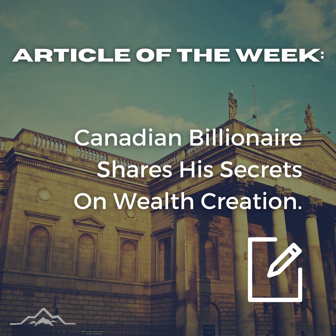 Company_Finder's tweet photo. Canadian Billionaire Shares His Secrets on Wealth Creation. Startups are the core of his success!
Read here: https://t.co/mYEUL3N5R0

#startups #wealth #investing #finance #companyfinder https://t.co/mMAzkYkIYC