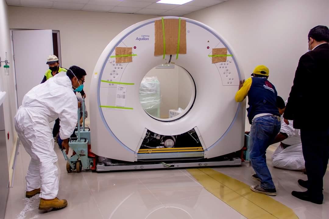 gob_reg's tweet photo. 🏥🙌🏼 INICIAMOS INSTALACIÓN DE MODERNO TÓMOGRAFO DE 80 CORTES EN HOSPITAL JOSÉ H. SOTO CADENILLAS DE CHOTA

Equipo valorizado en 3 millones de soles contará con un moderno sistema de escaneo con inteligencia artificial y reducción de radiación. https://t.co/OROpeG7Ugj