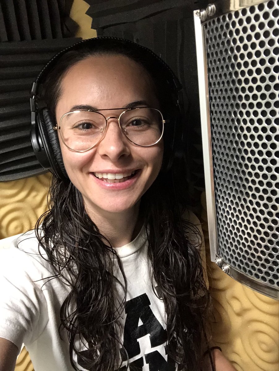 sisteralchemy's tweet photo. Putting our home studio to good use, recording ADR for our @VIVAfeature short film! #film3 https://t.co/0CwqXc3hCU