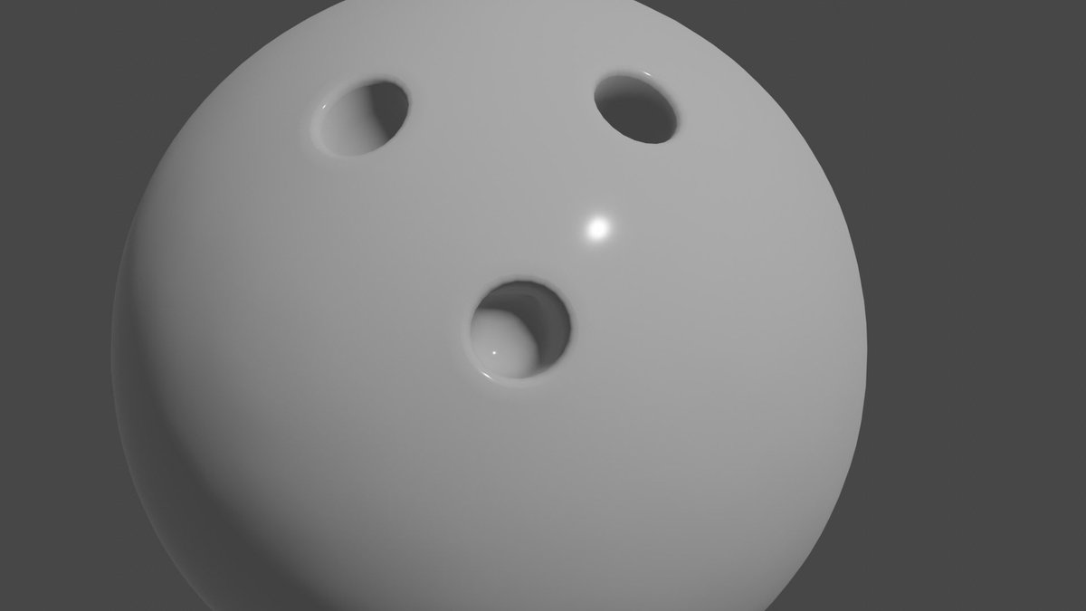 Gabytvart's tweet photo. supposed to be a bowling ball. One of the little wholes isn’t position the right place. I embrace the mistake, it led to the creation of a face BEST BOWLING BALL EVER
#blender3d #udemyblendercourse #udemyblender #art #artwork #artwork #learning #artwork #3dart #bowling https://t.co/S8vPKFh6Eu