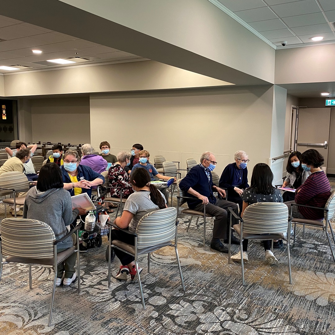 trinitymanor's tweet photo. Presenting @CommunityHoly Art Gallery!
Students shared their paintings, which are inspired by the lives of our residents, with our community today.
Thank you to all the students, and staff that made this special and heart felt moment possible!
@HolyRosaryCSCC @RCSD_No81 #seniors https://t.co/8nfgRxhIU7
