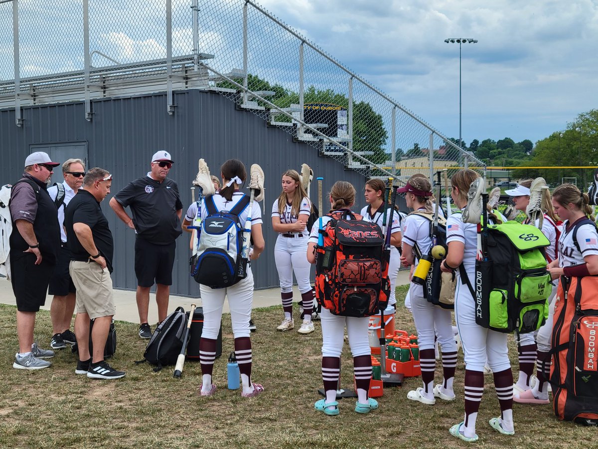 BillBeckner's tweet photo. The Greensburg Central Catholic softball team gathers outside of Heindl Field after a tough 4-2 loss to DuBois Central Catholic in the PIAA first round. 

GCC made state playoffs for first time since 2012.

"We're on the map," coach Mike Gaffney said.

@SoftballGCC @TribLiveHSSN https://t.co/oZSSeho5c0