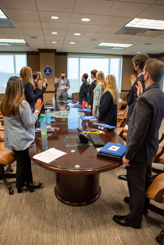 FBI Tampa on Twitter summer interns! They were sworn in this