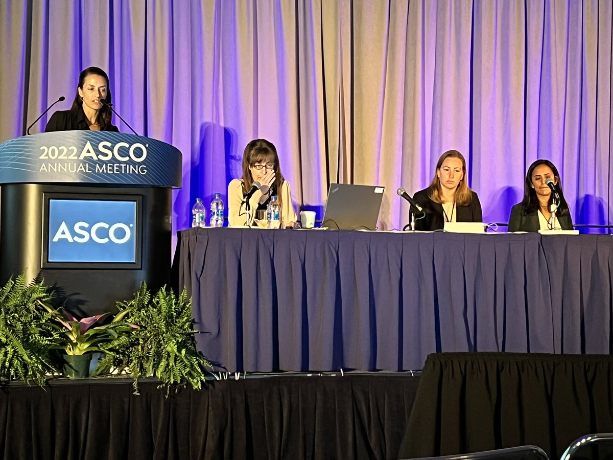 Kudos and thank you 👏👏👏to presenters @Lenkai12 &amp; <a href="/PujaUmaretiya/">PujaUmaretiya</a>, as well as discussant <a href="/JustinekahnMD/">Justine Kahn MD, MS</a>, for explicitly calling out **systemic racism** as driving outcome disparities in #ChildhoodCancer

#ASCO22 #ASCO2022