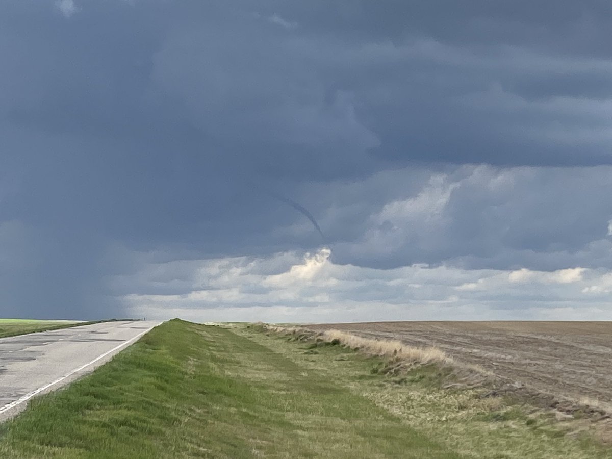 ChaserGreg's tweet photo. Another funnel on the Travers storm 1603 #abstorm https://t.co/zOVDeKfDyf