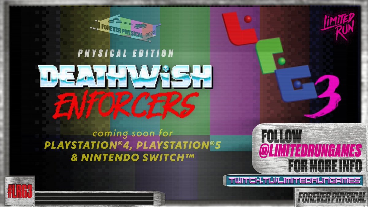 LimitedRunGames's tweet photo. It's the 1970's and crime is running rampant! Join the Deathwish Enforcers squad and take crime down a notch!

Deathwish Enforcers gets a physical release on Switch, PS4 &amp; PS5 later this year! Keep an eye out here for more info! https://t.co/1yYVAgtwcQ