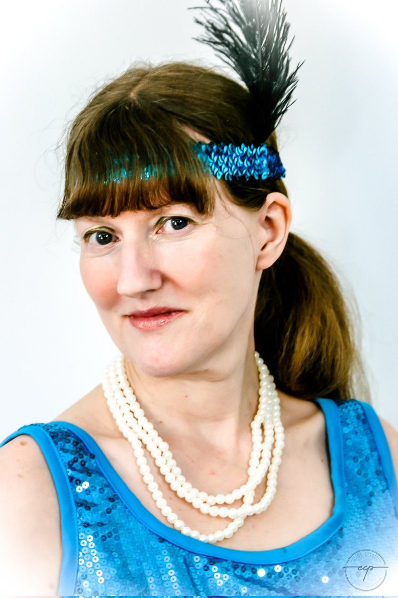 arsandell's tweet photo. 1920s Theme #FlapperDress by @Elfinn_Creative #Actress https://t.co/4vDTUfP8Cn