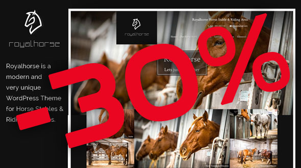 7themenet's tweet photo. ⚠This week you get a massive discount of 30%⚠
Royalhorse is a #WordPress theme made for riding stables. 
Download this Theme here ➡️https://t.co/ytQbEGTQQ3

#wordpressdeveloper #webdeveloper #webdesigner #Webdesign https://t.co/tZbMC7M7J5