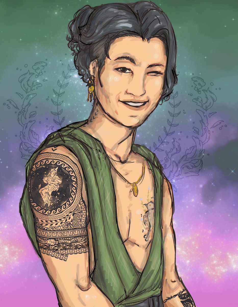 aedell_0's tweet photo. help, I can't stop drawing my friends' D&amp;D characters https://t.co/u1eshBIGuc