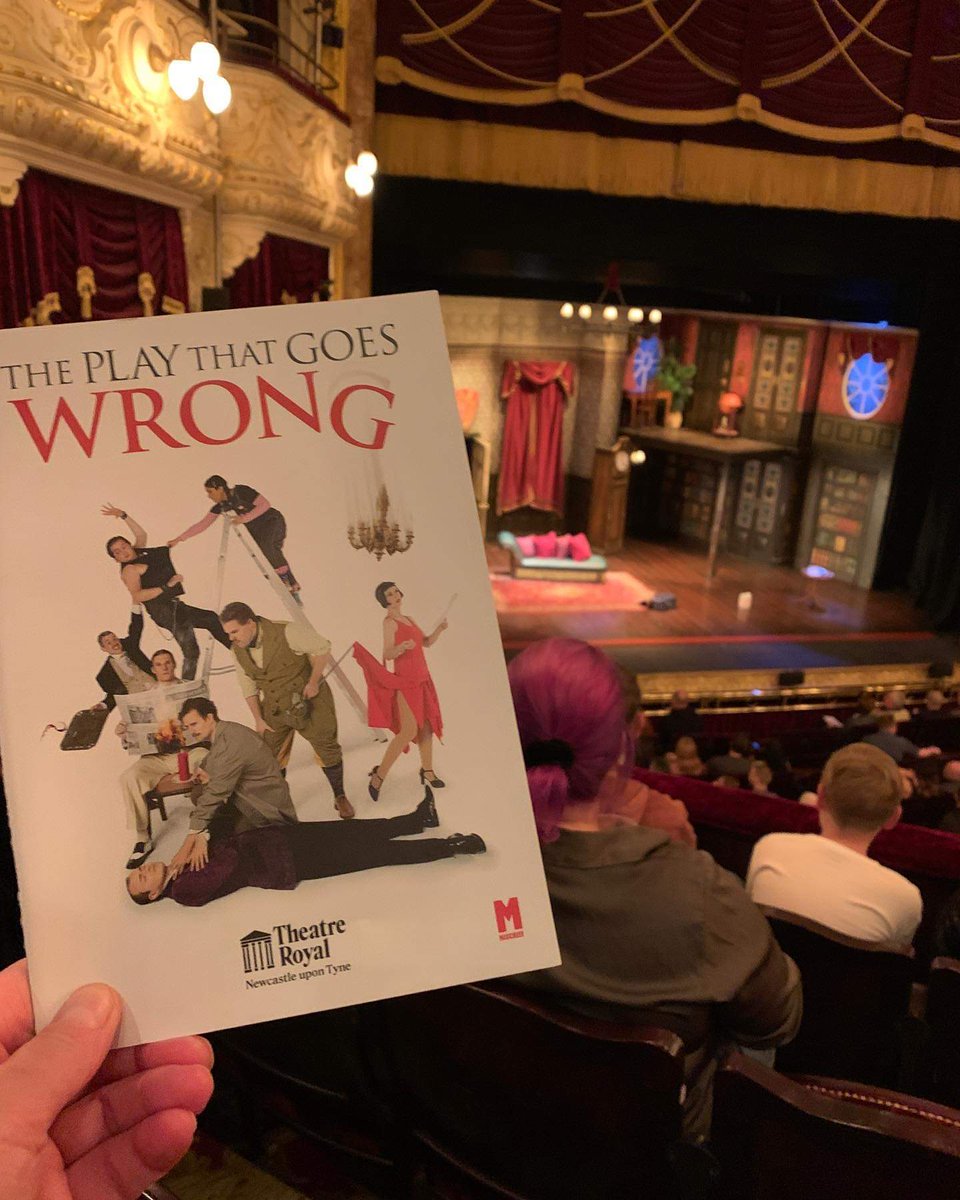 AndyBtheatre's tweet photo. My ribs are still sore from all the laughing @playgoeswrong - I 1st this, with the same original cast, many moons ago and it's safe to say it's still as brilliant
Look out for a full review in the morning
@TheatreRoyalNew #playgoeswrong #cornleypolytechnic https://t.co/3MkPNvpyYW