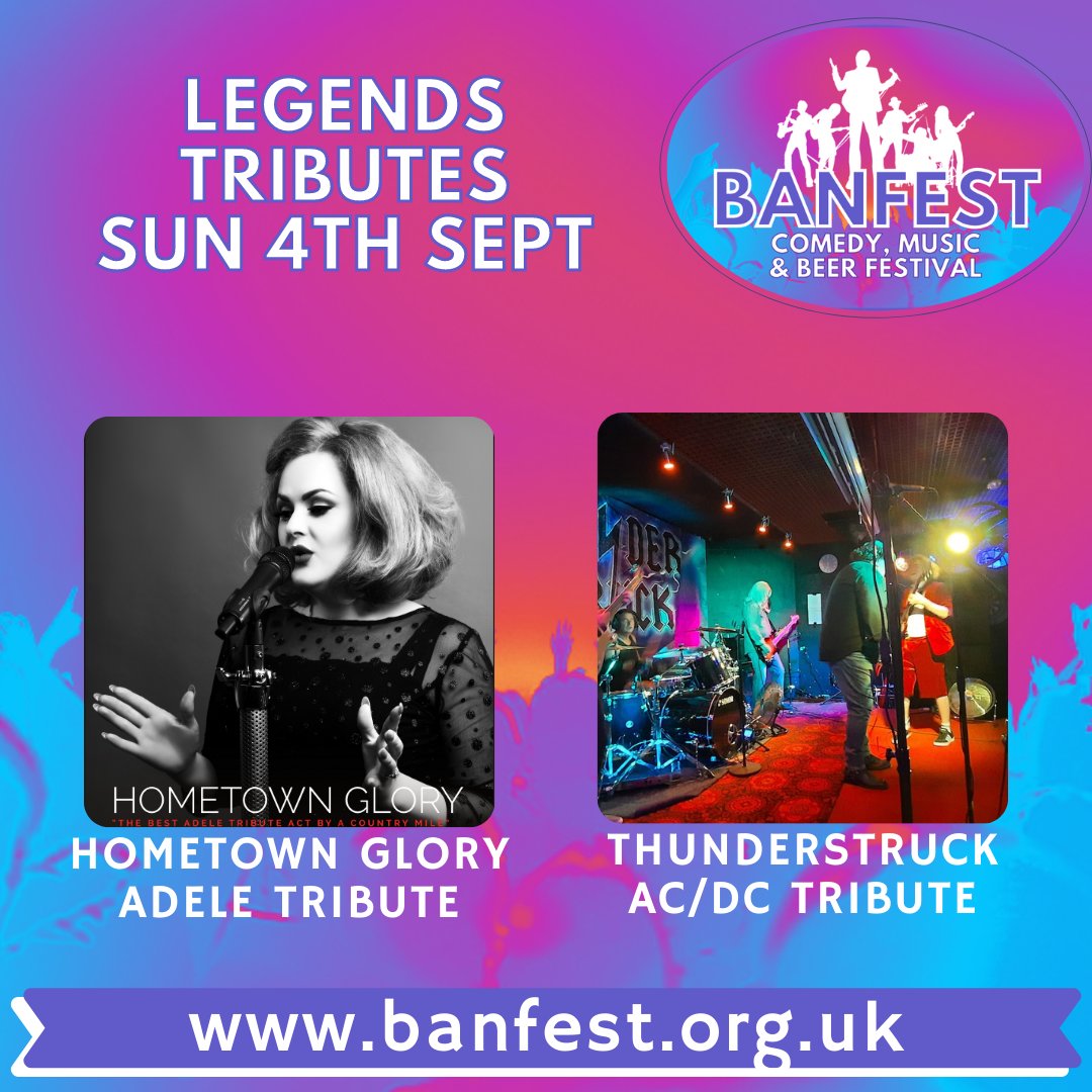 Banfest_'s tweet photo. Early Bird Tickets for Banfest are Going Fast - grab yours now.

Banfest 22 is going to be bigger than ever before! 💥
2nd-4th September at Banstead Cricket Club, Banfest promises a weekend full of comedy. live music, fun, beer festival, gin bar and so much more. 
@Banstead_CC https://t.co/I5HEsOuhMb