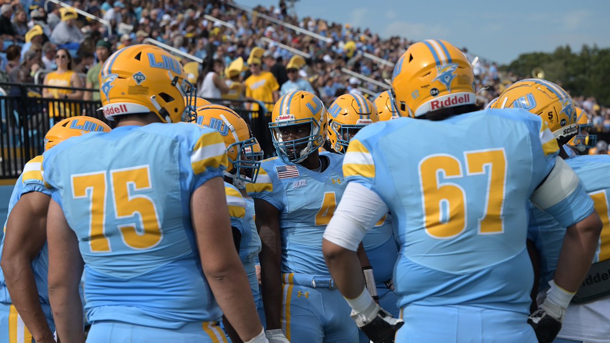 anthonyulses74's tweet photo. After a great conversation with @CoachRagonesi and @Coach_A_Brunori, I would like to announce that I am very gracious of the preferred walk on spot to @LIUSharksFB. Thank you to @JoeGoerge2 @FBCoachCorona @TressorBaptiste for everything you’ve done for me during the past 4 years. https://t.co/Z1rQ02bB6w