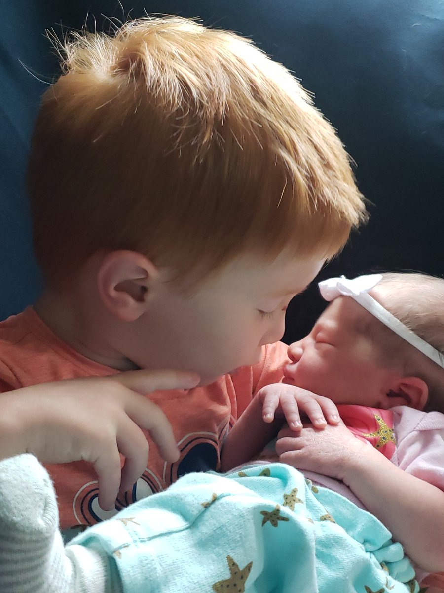 ronniesquirrel's tweet photo. #Mimisboy meets #littlecupcake for the first time 🥰💖💙🥰 https://t.co/aowbvAS7QG