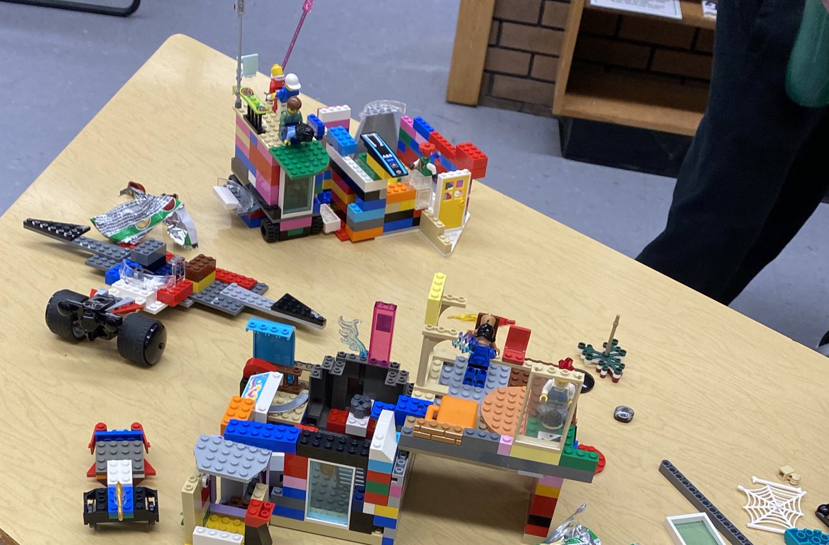 We may not have any books right now, but lots of other great activities still happening! Check out some of these Lego creations. Our senior students were taking their builds very seriously this afternoon! Don’t let anyone tell you Lego is just for little kids! <a href="/Sherwood_HWDSB/">Sherwood Secondary</a>