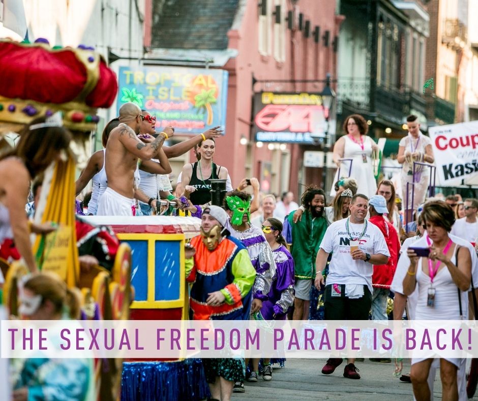 THE SEXUAL FREEDOM PARADE IS BACK! 🍍💜
Come march in the parade &amp; join us for the after party! 

Click the link to learn more &amp; sign up (for non-attendees): bit.ly/Sexual-Freedom… #sexualfreedom #swingers #nonmonogamy #openrelationship
