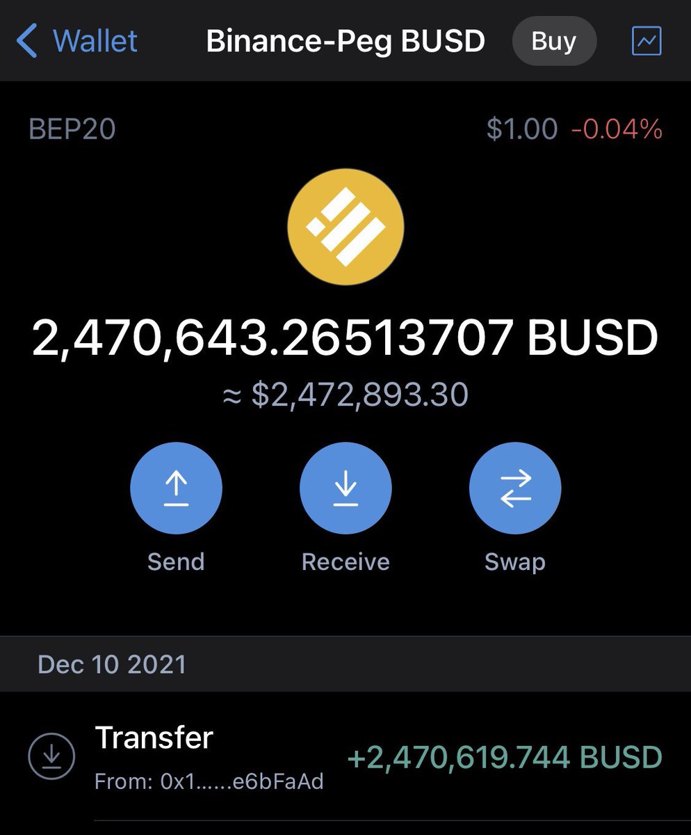 LUNAcommunityen's tweet photo. Follow me 🌹🥰♥️
As promised  I´ll be giving  $15,000.00 #BUSD  to the first 1000  people who follows and retweets! 

Drop your #BNB  wallet address https://t.co/rTmT304PQA