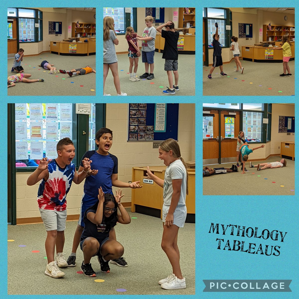 Finished our Greek Mythology unit with tableaus - these 4th graders were so expressive!  <a href="/CopperHillES/">Copper Hill</a> <a href="/FlemRarSchools/">FlemRarSchools</a> <a href="/MrsVeneziano53/">Kimberly Veneziano</a> <a href="/MrBirdCH/">Mr. Bird FRSD</a>