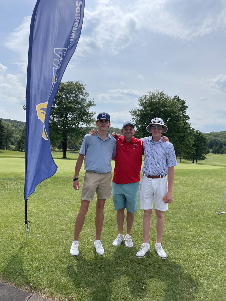 legendsgolfteam's tweet photo. A huge congratulations is in order for Michael Wolski and Cole Jones. Michael is graduating and headed to @RockhurstU to continue his golf career. Cole turned in an incredible performance finishing in 18th place!Two good buddies who represented Lancaster proudly this weekend! 🏌️‍♂️ https://t.co/e9kAUPyrD7