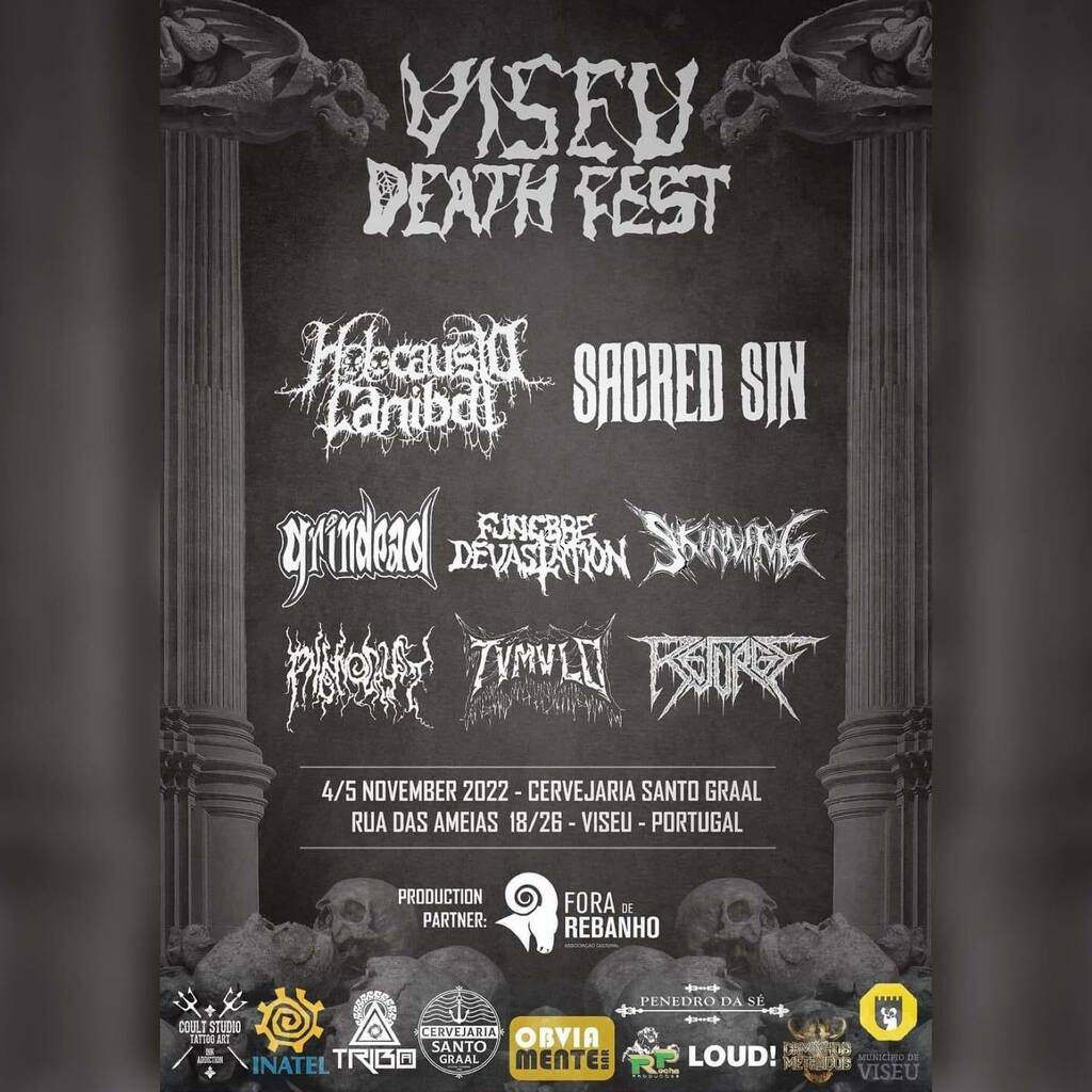 MosherTV's tweet photo. Line up do Viseu Death Fest anunciado. Que luxo 👌 

🎟 Envia-nos o teu cartaz por email ou DM e divulgamos o evento! 🎟 #moshertv https://t.co/Eevo7tJCQC https://t.co/i91ypTpHL6