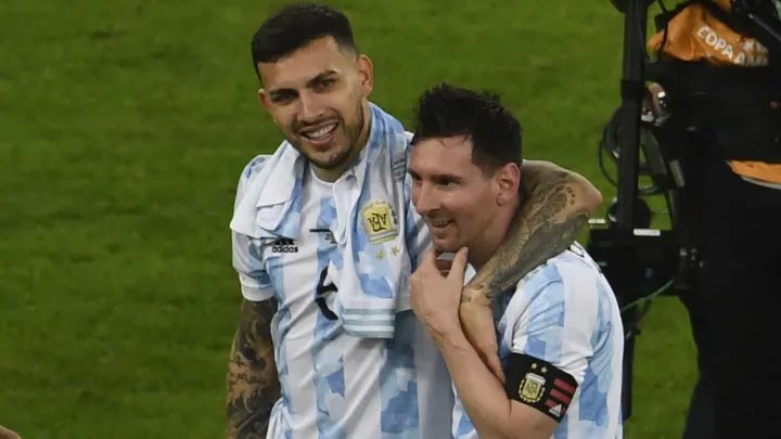 AlbicelesteTalk's tweet photo. 🇦🇷 Leandro Paredes told @radiolared: “If we won a World Cup, I would be more happier for Messi, than for myself.” https://t.co/QxlpgevkI9