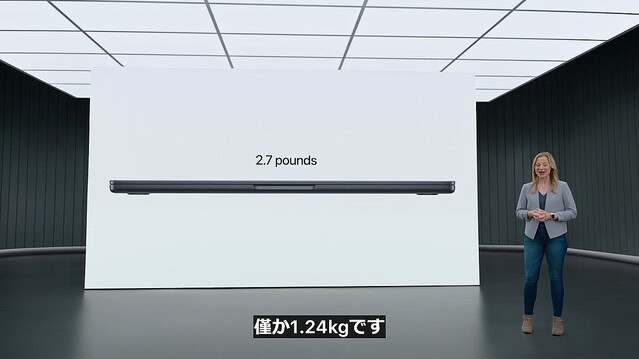 livedoornews's tweet photo. 【新モデル】「MacBook Air」がApple M2搭載で刷新！「MacBook Pro」にもM2モデル
https://t.co/md0FTOSngQ

充電端子として「MagSafe」が復活し、最大67W充電も新しくサポート。13.6型へと大画面化したほか、輝度も25%向上して500ニトの高輝度表示に対応する。7月からの発売を予定。 https://t.co/BFW9LG2DrB