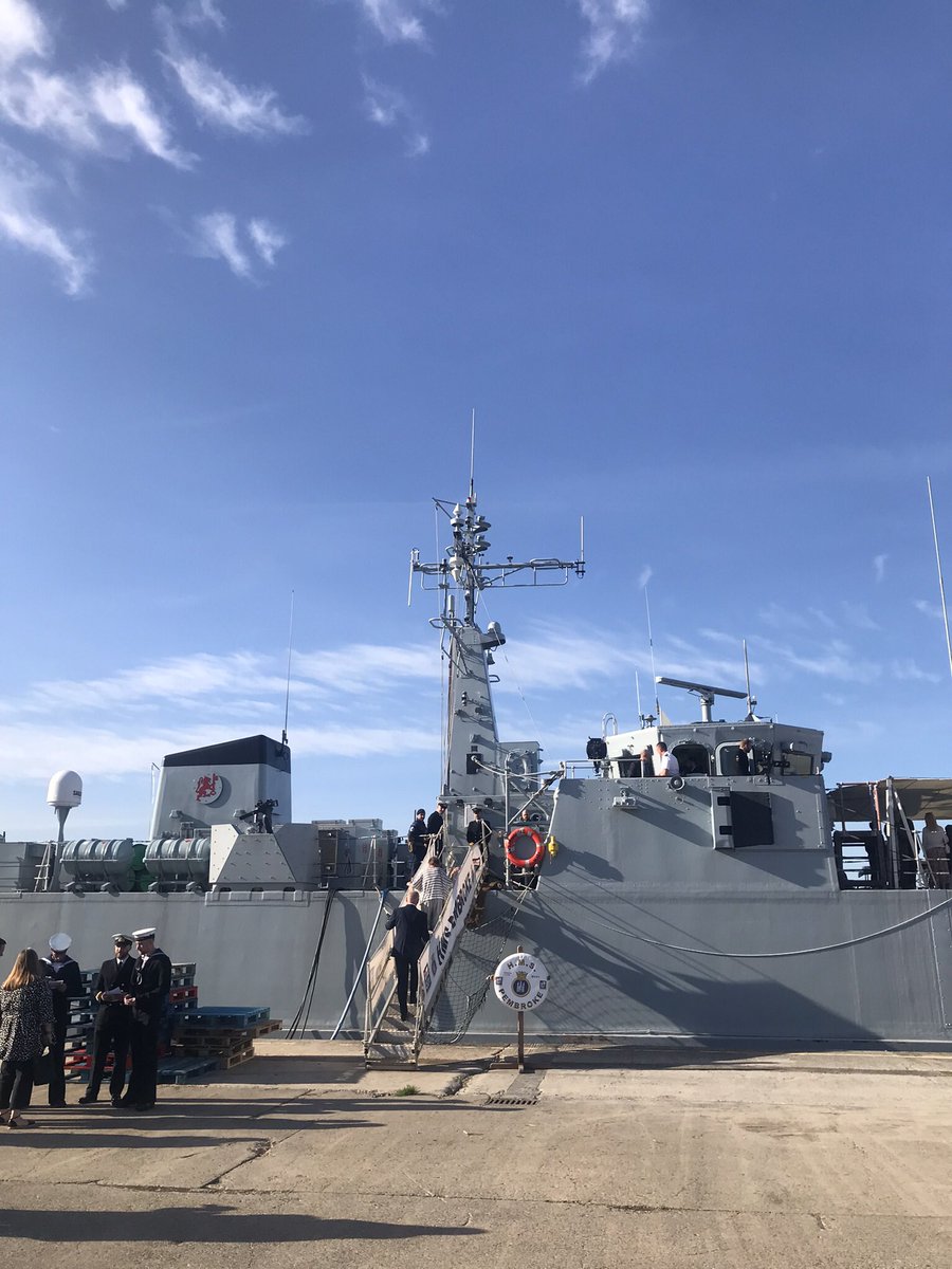 Recent visit from Commanding Officer Lt Cdr Chew of the <a href="/hms_pembroke/">HMS Pembroke</a>