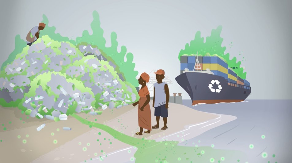 Plastic waste shipped from Western countries ends up in dumps mostly in low- and mid-income countries, creating an #EnvironmentalJustice crisis… 4/6