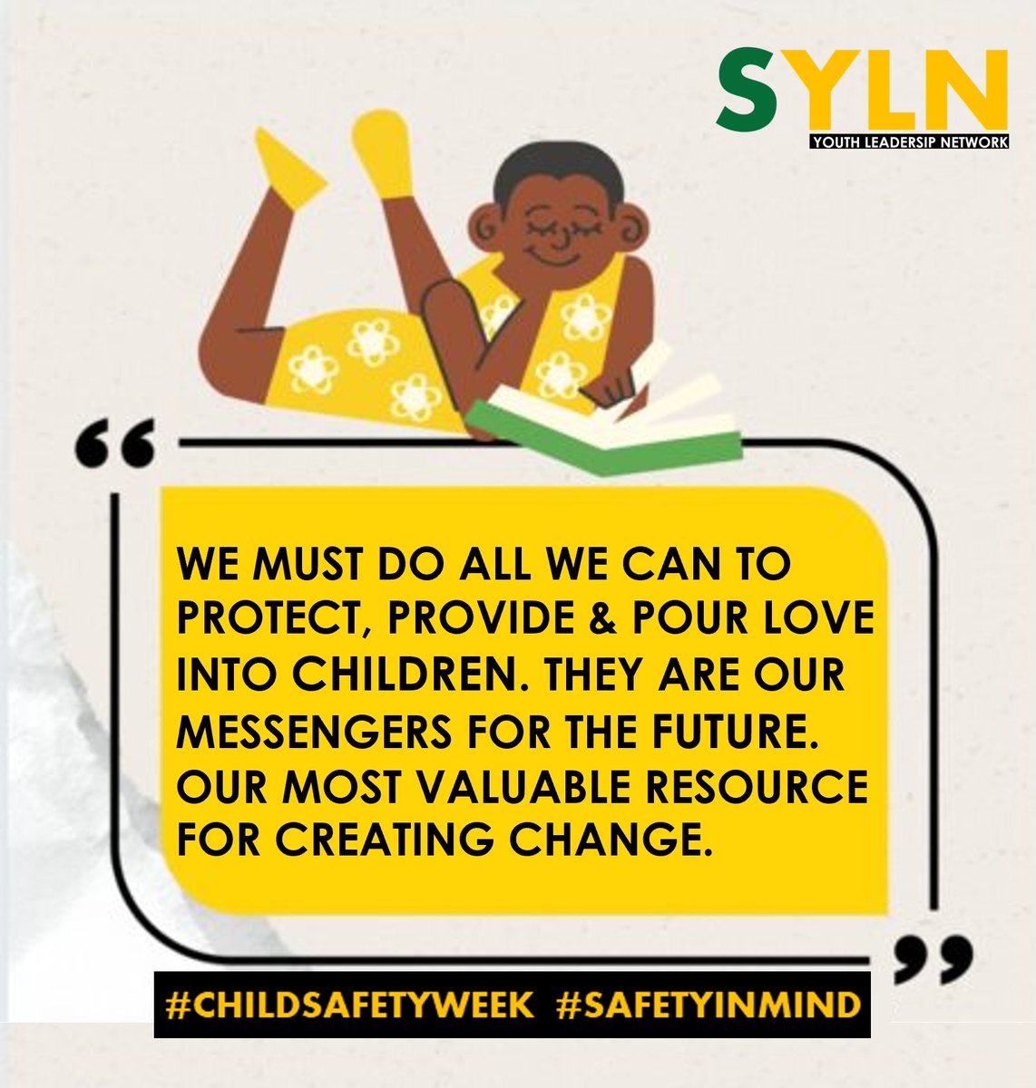 This week is #ChildSafetyWeek & the theme is #SafetyInMind ⚠️🧠

Of course the theme is regarding health & safety, however we'd like to view it differently — mentally. Prioritising the safety of our children's mind's by allowing them to dream & nurturing them with opportunities.