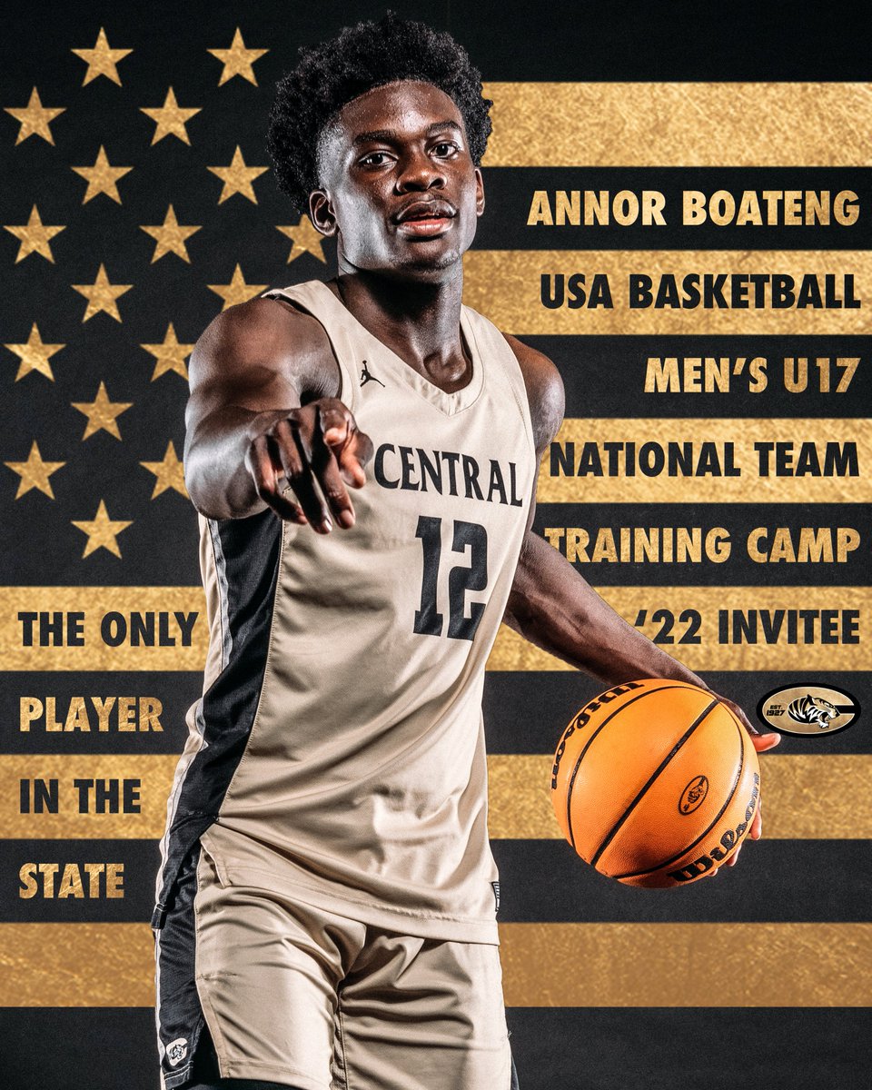 Representing the stars, Tiger stripes & Natural State 🐯🇺🇸

Annor Boateng has been invited to the 2022 USA Basketball Men’s U17 National Team training camp!

He's one of 35 athletes in the nation to be selected and the only player from Arkansas 👏