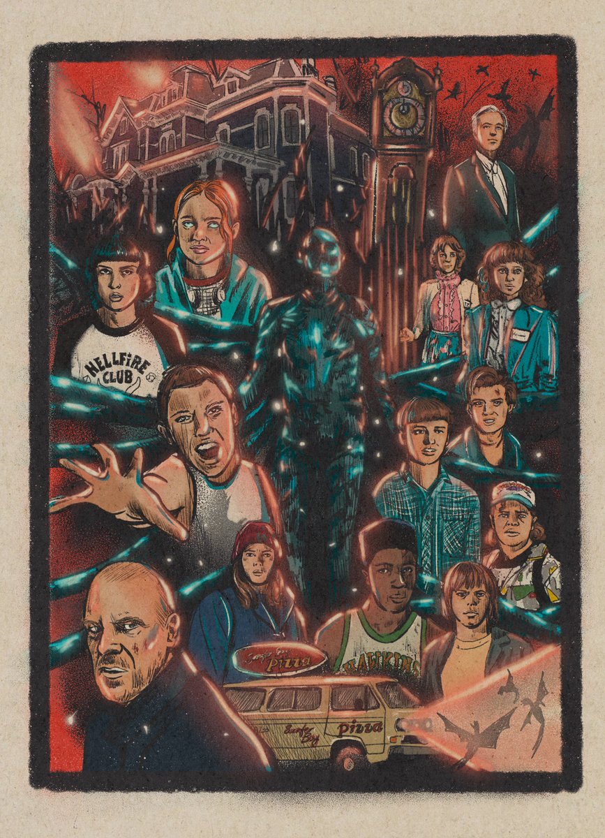 IThinkWithInk's tweet image. New fan art ❤️ @Stranger_Things @netflix