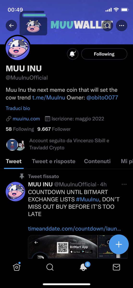 LaGiu89's tweet photo. @OfficialTravlad @MuuInuOfficial Done sir hoping you chiose me https://t.co/iNWP9O1X8I