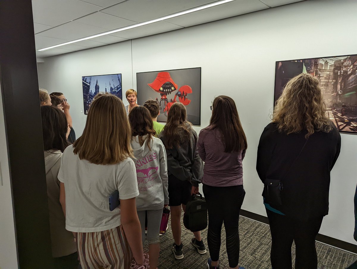 Great day with <a href="/BeekmantownCSD/">Beekmantown CSD</a> 6th graders! Took a few to visit <a href="/ChamplainEdu/">Champlain College</a>'s Game Studio.  Learned all about the various jobs/majors in the video game industry and got to play test student projects. #BMSthePlace2B