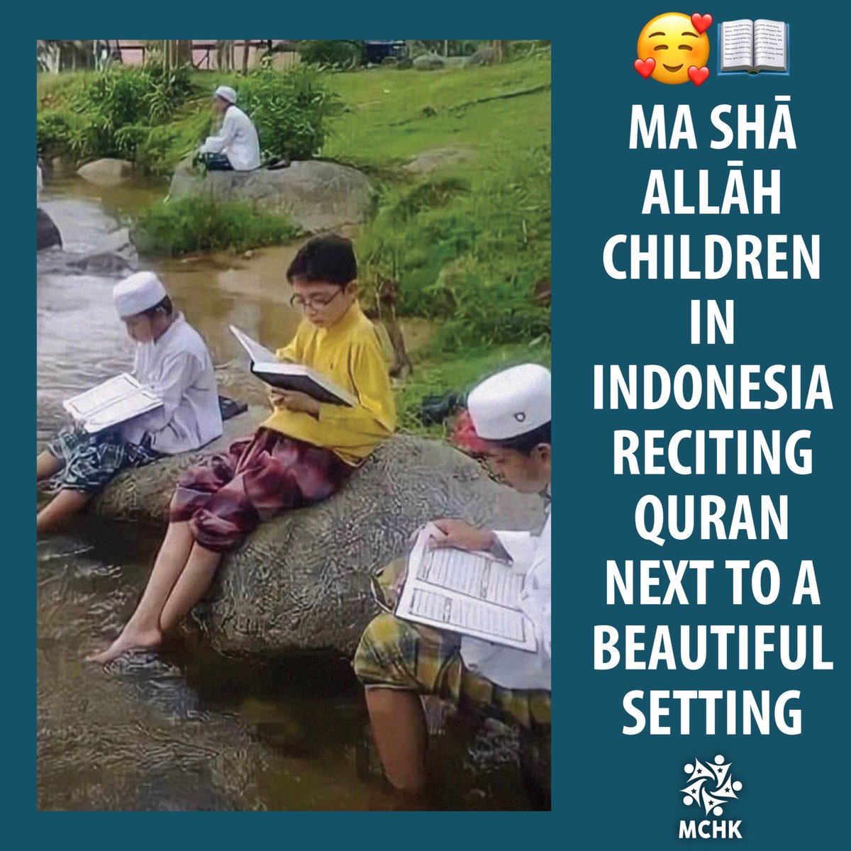 Allahumma barik. The soul, the mind, the heart and the body all at peace with the words of Allah being recited surrounded by His natural blessings. 

#ConnectWithNature #ConnectWithQuran