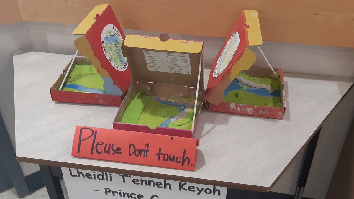 Our Lheidli T'enneh Keyoh - Prince George Landform dioramas are on display. <a href="/southridge57/">Southridge Stingers - School District 57</a>