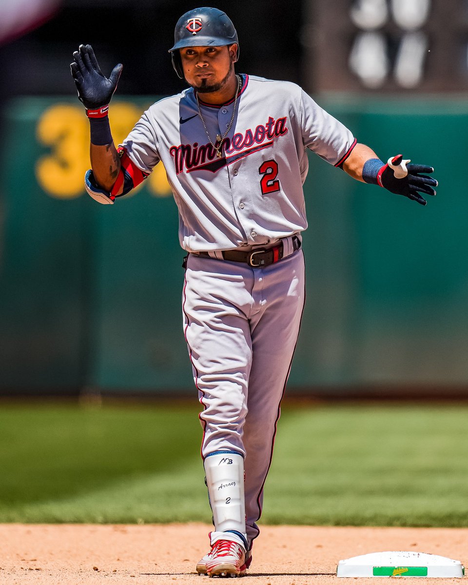 Twins's tweet photo. Your MLB leader in batting average and OBP 🔥 https://t.co/hzA2yKV3bc