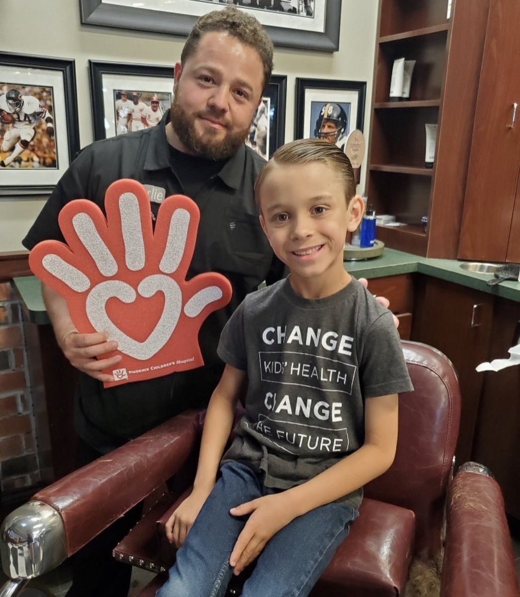 Burnsy987's tweet image. Tomorrow June 7th is @vbarbershop Day of Giving. $5 from every haircut at any of the 13 Valley locations will benefit Phoenix Children’s Hospital  (@PhxChildrens) If you’re needing a great haircut please get one tomorrow at V’s! Everybody wins! #ad