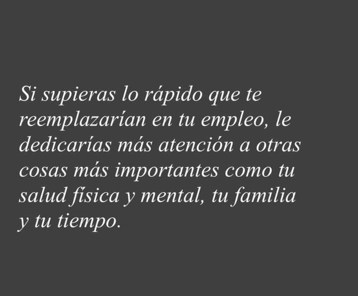 El empleo es un medio, no un fin 😉
