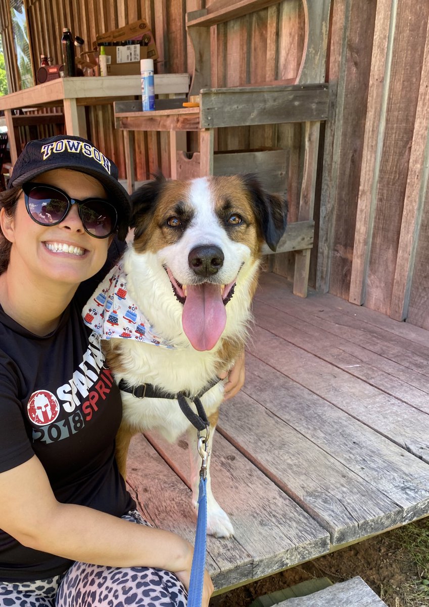 HFallica's tweet photo. Beautiful weather for enjoying the outdoors! There are so many hiking trails to enjoy in Calvert Co. We hiked 4 miles on the Holly Hill trail loop before the ACLT event this weekend. Dexter always leads the way!  #aclt #outdoorfun https://t.co/0W2ZaqNCxr