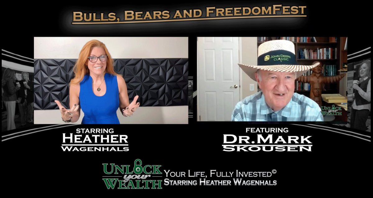 MoneyCreditYou's tweet photo. Dr. Mark Skousen returns for Season 16 of #UnlockYourWealthToday to discuss the current state of the markets &amp; the upcoming Global Financial Summit. Tune in as host @HeatherWags &amp; @markskousen dive into several 🔥 topics and remind listeners to register for @thefreedomfest 2022. https://t.co/2jQjsZtvh5